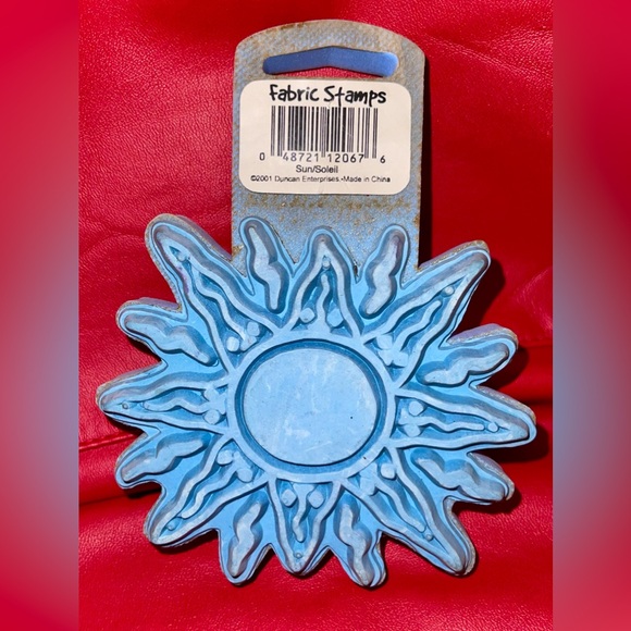 NWT Sun Fabric Stamp. - Picture 2 of 2